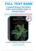 Test Bank For Campbell Biology 9th Edition By Jane B&period; Reece&comma; Lisa A&period; Urry 9780321558237 All Chapters &period;