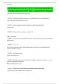 MICROBIOLOGY LAB QUIZ 5 STUDY GUIDE WITH COMPLETE SOLUTION AND UPDATED VERSION!!