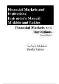 Solutions for Financial Markets and Institutions, 10th Edition Mishkin (All Chapters included)