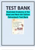 Illustrated Anatomy of the Head and Neck 6th Edition Fehrenbach Test Bank Latest Verified Review 2024 Practice Questions and Answers for Exam Preparation, 100% Correct with Explanations, Highly Recommended, Download to Score A+