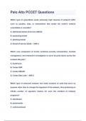 Palo Alto PCCET Questions & Answers 2024&lpar;A&plus;GRADED 100&percnt;VERIFIED&rpar;