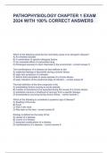 Pathophysiology Chapter 1