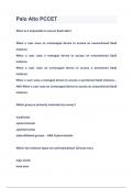 Palo Alto PCCET Questions & Answers 2024&lpar;A&plus;GRADED 100&percnt;VERIFIED&rpar;
