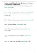 Fundamentals 2 &lpar;Quiz 13&rpar; Exam Questions and Answers &lpar;Latest Update 2024&rpar;RATED A&plus;