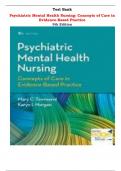 Test Bank for Psychiatric Mental Health Nursing: Concepts of Care in Evidence-Based Practice 9th Edition by Mary C. Townsend, Karyn I. Morgan |All Chapters,  Year-2023/2024|