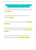 Understanding Voice & Data Networks Part &lpar;2022&sol;2023&rpar; Already Passed