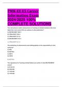 BEST REVEIEW PMK-EE E5 Career Information Exam 2024&sol;2025 100&percnt;  COMPLETE SOLUTIONS