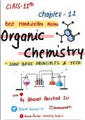 Class 11 Organic Chemistry Handwritten Notes