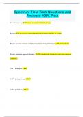 Spectrum Field Tech Questions and Answers 100&percnt; Pass