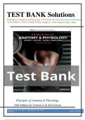 TEST BANK  Solutions-Principles of Anatomy & Physiology 16th Edition by Gerard Tortora & Derrickson (2024) ISBN-13 978-1119662792/All Chapters 1-29/Complete Study Guide