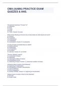 CMA &lpar;AAMA&rpar; PRACTICE EXAM QUIZZES & ANS&period;