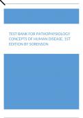 Test Bank For Pathophysiology Concepts of Human Disease, 1st Edition by Sorenson