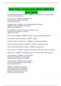 AEM Final Exam 2024 with Complete Solutions&period; 