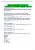 AEM 4Point Business Practitioner Certification Exam With Complete Solutions