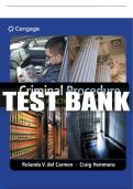Test Bank For Criminal Procedure: Law and Practice - 10th - 2017 All Chapters - 9781305577367