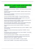 AEM Note Flash Cards Questions with Answers 110&percnt; Correct&period;