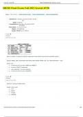 DBMS Final Exam Fall 2023 Scored 45&sol;50