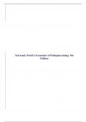 Test bank Porth's Essentials of Pathophysiology 5th Edition latest updated 2024&period;