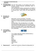 PCIP EXAM 10 QUESTIONS AND ANSWERS