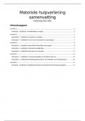 Materi&euml;le samenleving - samenvatting kennisclips &plus; oefententamen van 99 vragen 