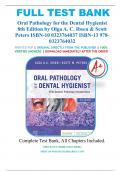 Test Bank for Oral Pathology for the Dental Hygienist 8th Edition by Olga A. C. Ibsen & Scott Peters