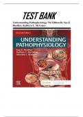 Test Bank For Understanding Pathophysiology 7th Edition /complete guide A+