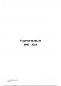 Thomas More - Macro Economics - Comprehensive Summary