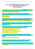 ATI VATI PN COMPREHENSIVE EXAM 2019 FORM A  ALL 180 QUESTIONS AND CORRECT  ANSWERS&vert;AGRADE
