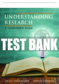 Test Bank For Understanding Research: A Consumer's Guide 2nd Edition All Chapters - 9780137416455