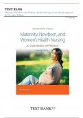 Test Bank for Maternity Newborn and Women’s Health Nursing: A Case-Based Approach 2nd Edition O’Meara||ISBN NO:10,1975209028||ISBN NO:13,978-1975209025||All Chapters Covered||A+ Guide.