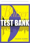 Test Bank For College Algebra 7th Edition All Chapters - 9780134469911