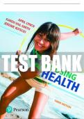 Test Bank For Choosing Health 3rd Edition All Chapters - 9780134493671