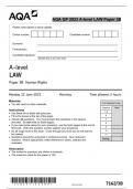 AQA QP 2023 A-level LAW Paper 3B