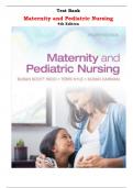 Test Bank for Maternity and Pediatric Nursing 4th Edition by Susan Scott Ricci&comma; Susan Ricci&comma; Terri Kyle&comma; Susan Carman &vert;All Chapters&comma;  Year-2023&sol;2024&vert; &Tab;