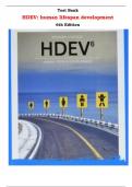 Test Bank for HDEV : human lifespan development 6th Edition by Spencer A. Rathus |All Chapters,  Year-2023/2024|