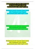 Benjamin Cavill I-human Case study with Feedback from Expert guaranteed pass 2023 April LAST Benjamin Cavill I-human Case study