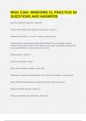 WGU C394&colon; WINDOWS CL PRACTICE 50 QUESTIONS AND ANSWERS