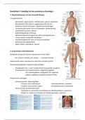 Samenvatting Anatomie 1e bach BMW - 38 pagina's
