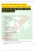 BIOS 256 FINAL EXAM STUDY Q&A &vert;  Comprehensive ATI LATEST UPDATE 2023 QUESTION AND AND ANSWERS ALREADY GRADED A GRADE&period;