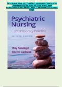 TEST BANK FOR PSYCHIATRIC NURSING 7TH EDITION CONTEMPORARY PRACTICE BY MARY ANN BOYD|QUESTIONS AND CORRECT ANSWERS|2024|100% PASS