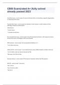 CBIS Exam&lpar;rated A&plus; &rpar;fully solved already passed 2023