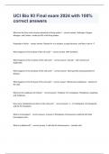 UCI Bio 93 Final exam 2024 with 100&percnt; correct answers