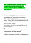 New York Indep&period; Motor Vehicle No-Fault and Workers Compensation Health Services Adjuster &lpar;Series 17-72&rpar; exam 2024 solution