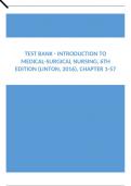 Test Bank - Introduction to Medical-Surgical Nursing, 6th Edition (Linton, 2016), Chapter 1-57