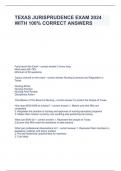 Texas Jurisprudence Exam