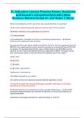 FL Adjusters License Practice Exams Questions and Answers Completed April 2023 &lpar;Best Revision Material Grade A&plus; and Rated 5 Stars&rpar;