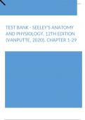 Test Bank - Seeley's Anatomy and Physiology, 12th Edition (VanPutte, 2020), Chapter 1-29