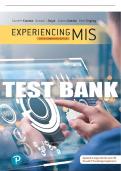 Test Bank For Experiencing MIS, Canadian Edition 5th Edition All Chapters - 9780136963004