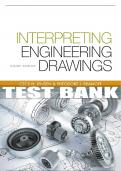 Test Bank For Interpreting Engineering Drawings - 8th - 2016 All Chapters - 9781133693598