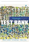 Test Bank For Human Exceptionality: School, Community, and Family - 12th - 2017 All Chapters - 9781305500976